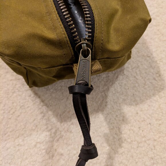 Filson Tin Cloth Travel Kit, Dark Tan - Picture 10 of 10